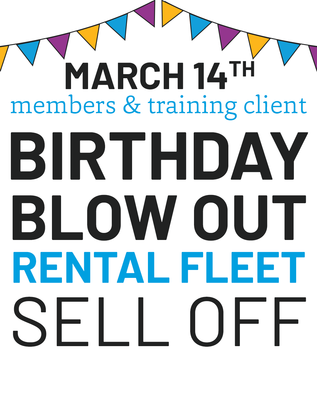 Rental fleet sell off